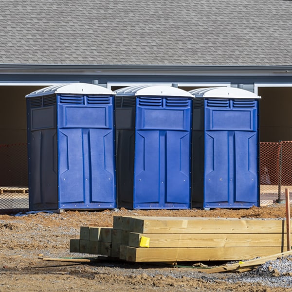 is there a specific order in which to place multiple portable restrooms in Blachly OR